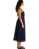 Sass Kali Broderie Midi Dress