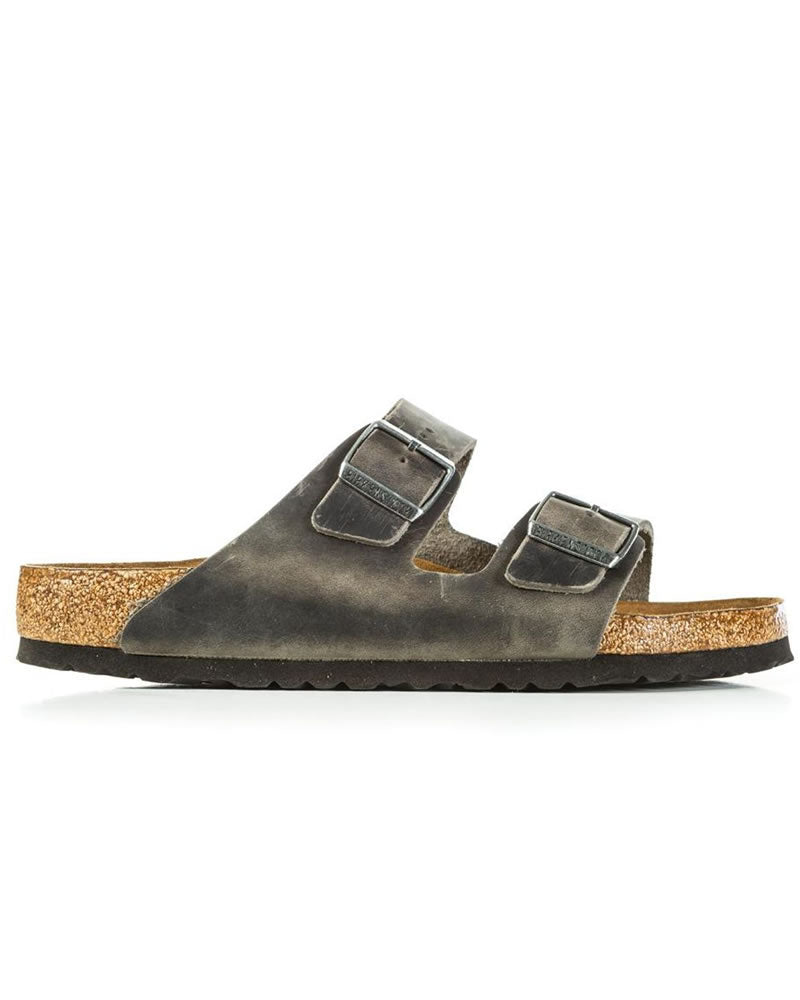 Birkenstock Arizona SFB  Oiled Leather Slides