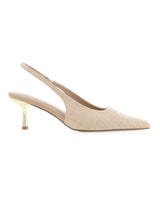 Billini Gemima Natural Raffia Slingback Pumps