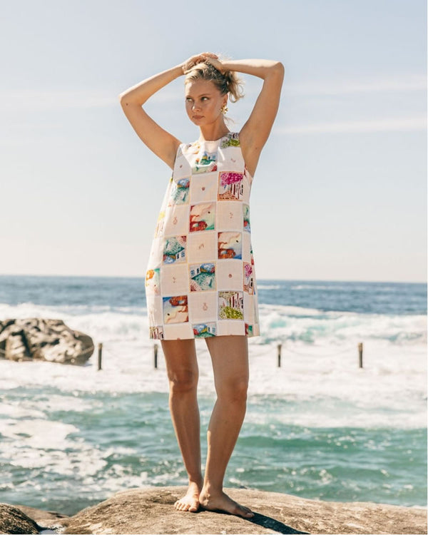  Paper Heart Rimini Multi Print Mini Dress