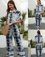 Mutig Paisley Print Shirt & Pant Set