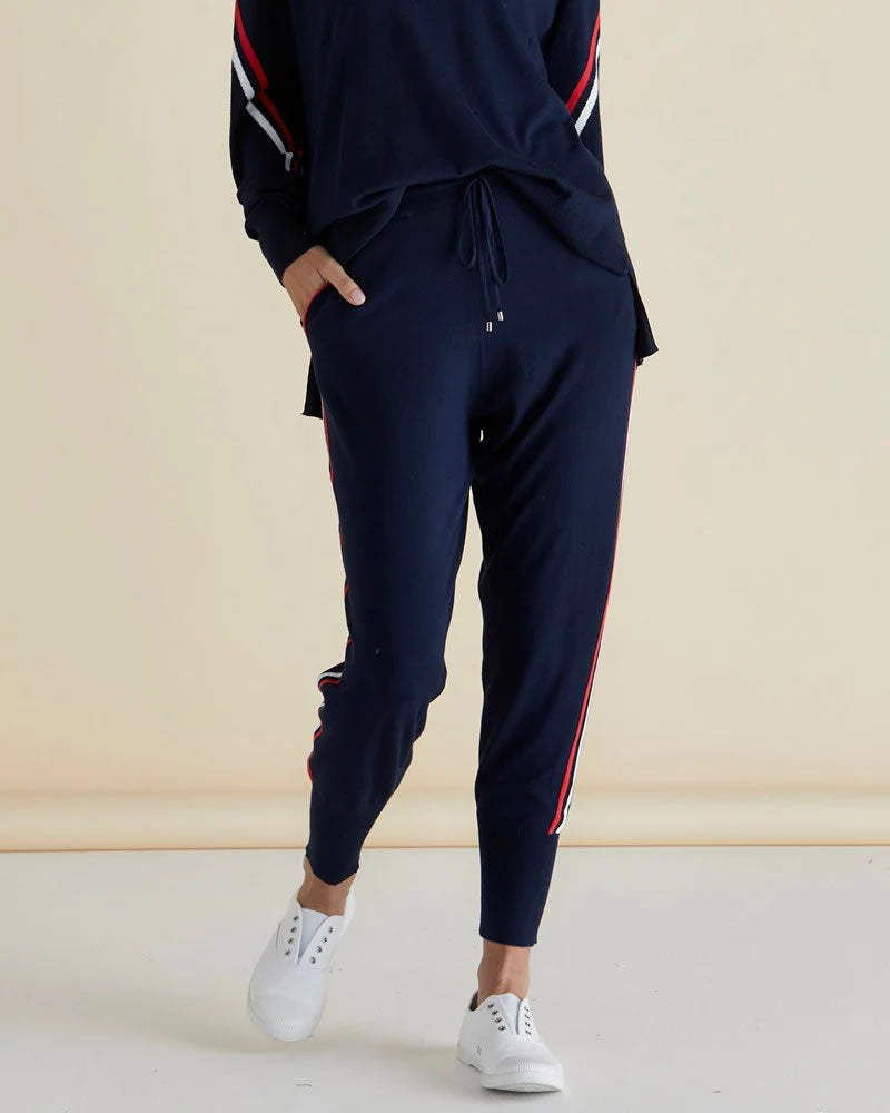 Betty Basics Aida Knit Pants Navy