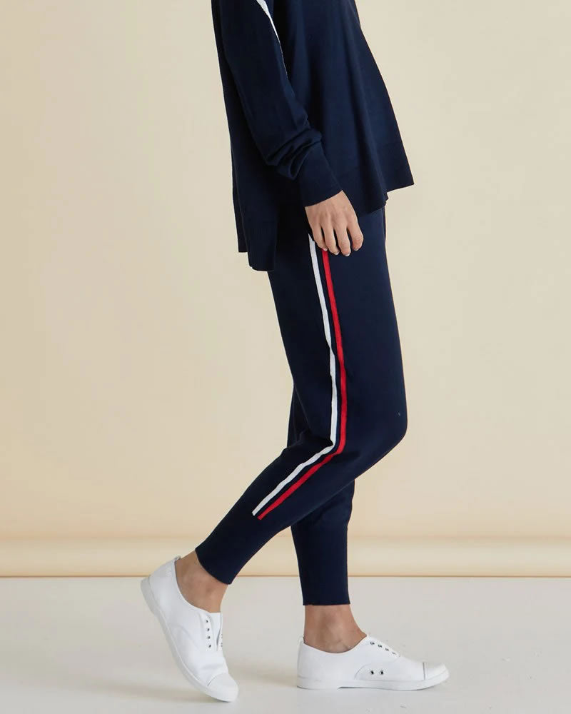 Betty Basics Aida Knit Pants Navy
