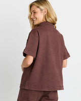 Betty Basics Quinn Shirt Chocolate