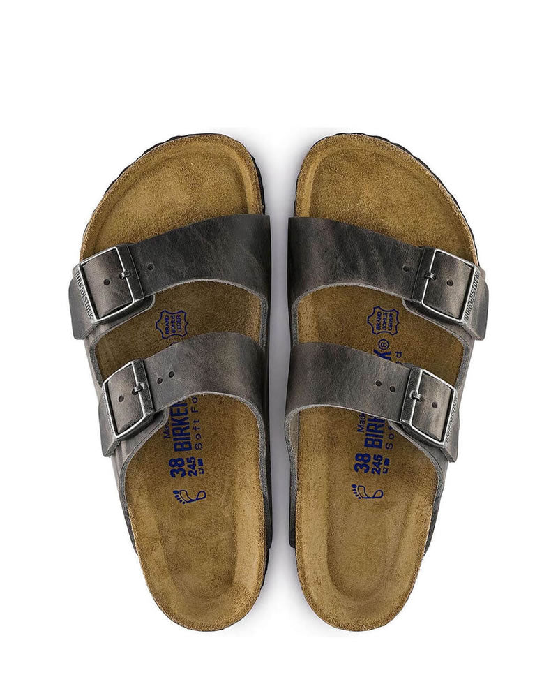 Birkenstock Arizona SFB  Oiled Leather Slides