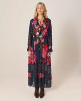 Fate + Becker Captivation Maxi Dress Shadow Floral