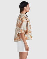 Sass Finley Short Sleeve Embroided Top