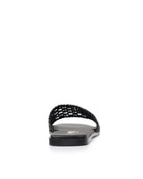 Verali Salvatore Black Weave Slides