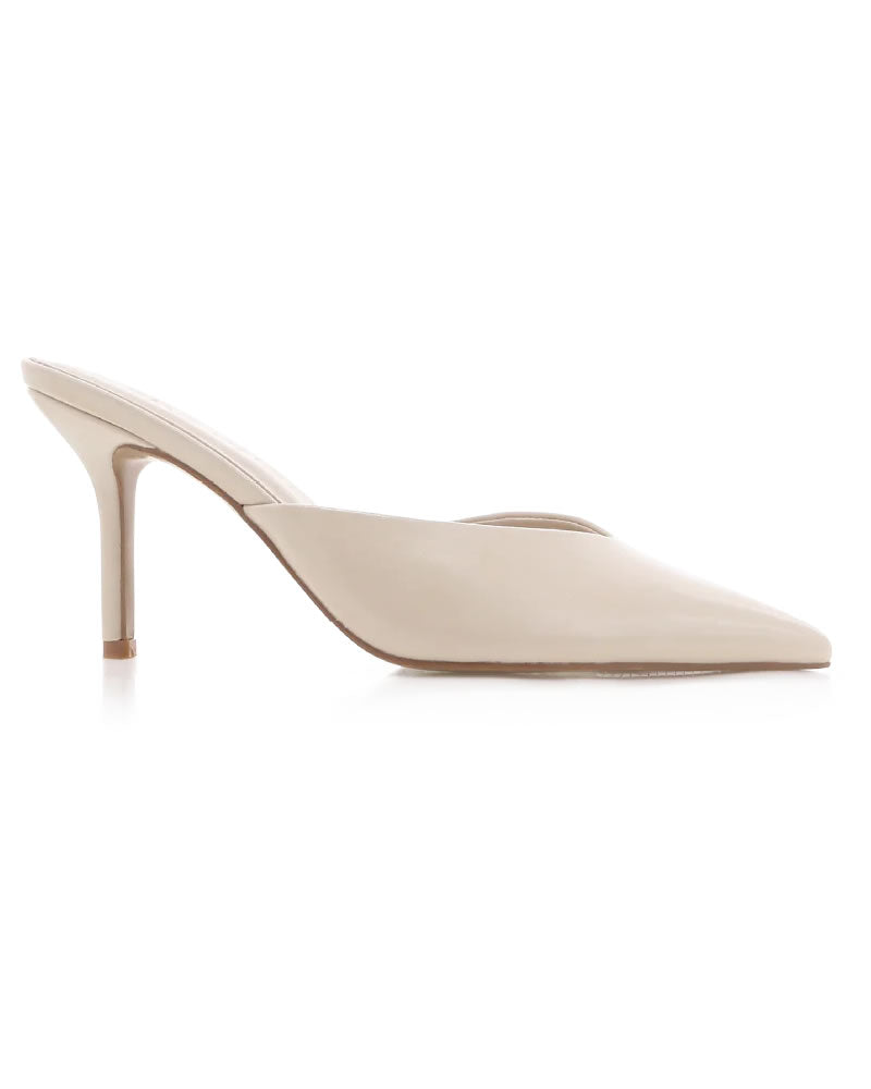 Billini Karey Pump Mules Pearl Shine
