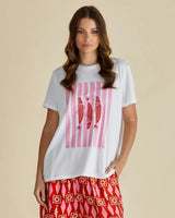 Betty Basics Ellia Crew Tee Sardinia Print