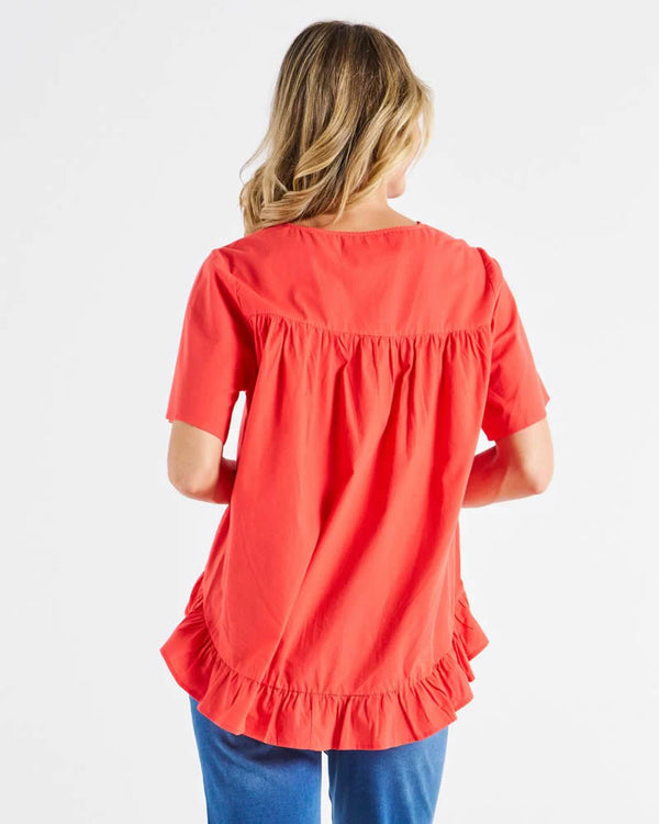  Betty Basics Candice Short Sleeve Blouse