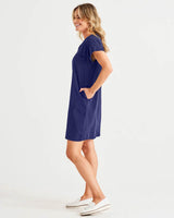 Betty Basics Zena V-Neck Tee Shirt Dress