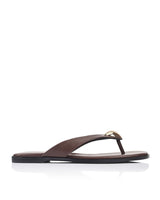 Verali Shoes Sara Casual Thongs Chocolate Brown