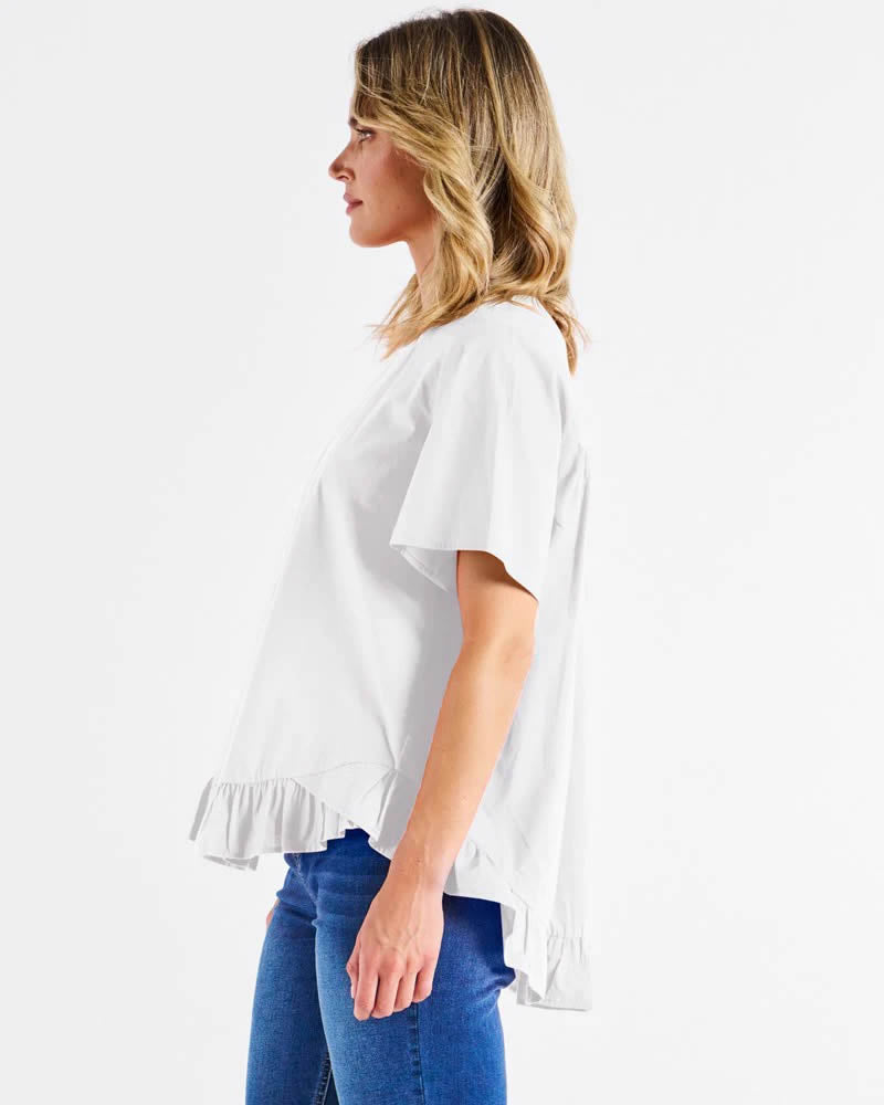 Betty Basics Candice Short Sleeve Blouse