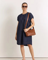 Adorne Cleo Lightweight Denim Short Dress