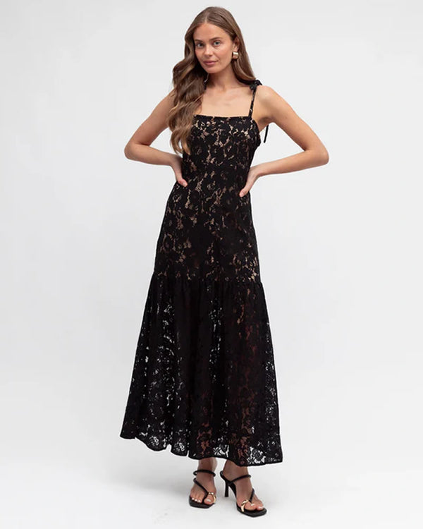 Ebby + I Sunna Lace Maxi Dress