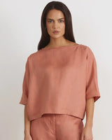 Adorne Meeka Linen Top