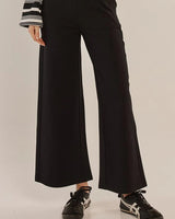 Betty Basics Wynn Wide Leg Ponte Pants Black