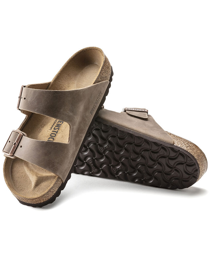 Birkenstock Arizona Natural Leather N U Oiled Unisex Sandals