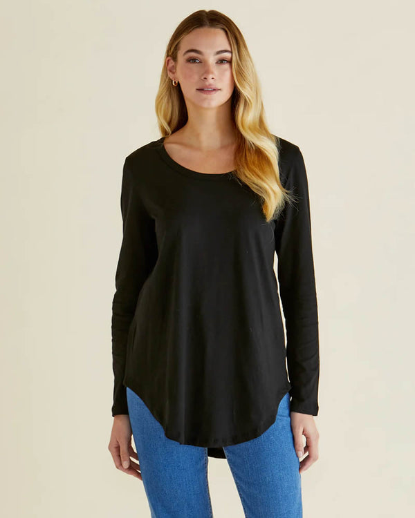  Betty Basics Megan Long Sleeve Tee