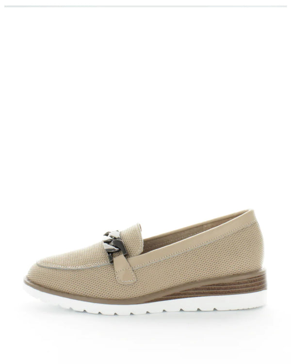  Just Bee Casma Beige Leather Loafers