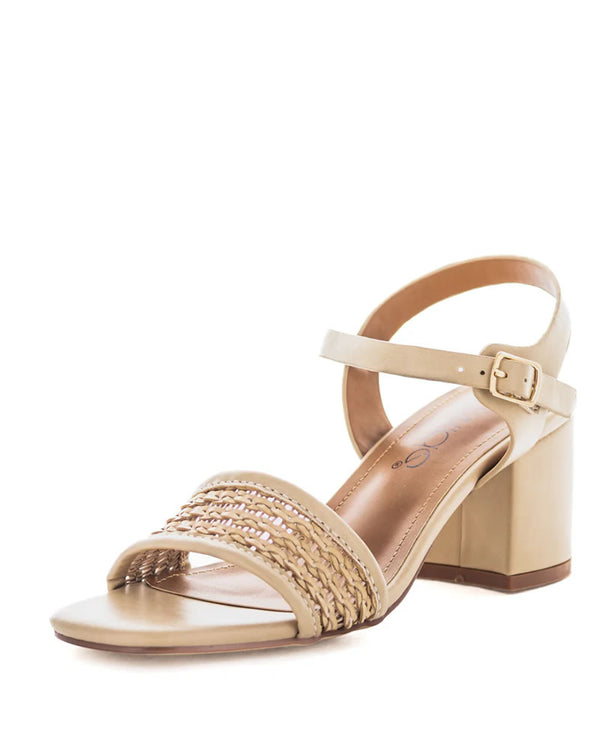  Wilde Shoes Sims Beige Block Heels