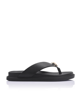 Verali Bri Footbed Thongs Black