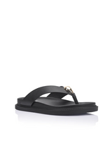 Verali Bri Footbed Thongs Black