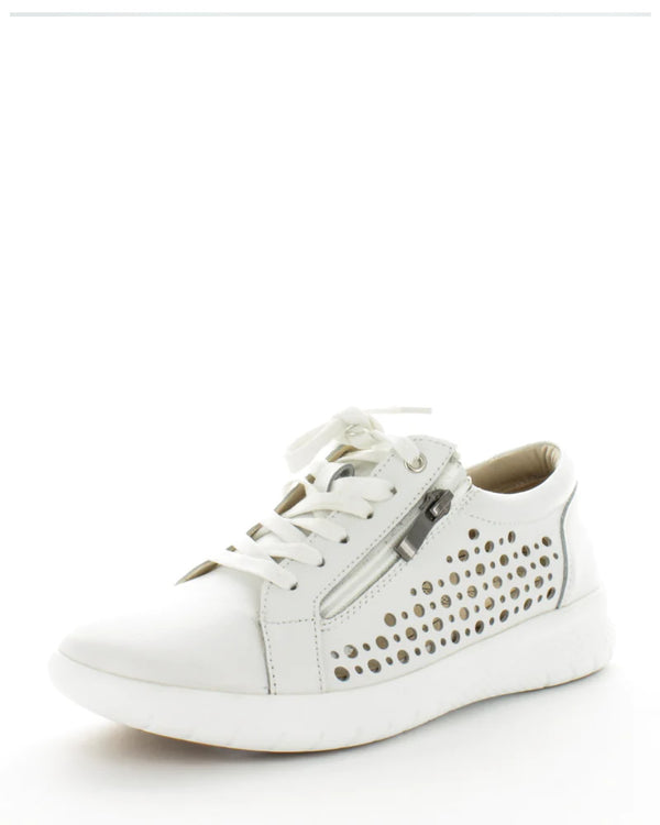  Just Bee Chicago White Leather Sneakers