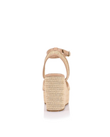 Verali Callipo Raffia Wedges Beige Raffia