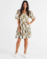 Betty Basics Bacardi Dress Geo Floral