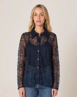Fate + Becker Domino Shirt Navy
