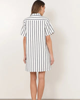 Adorne Erin Shirt Dress Stripe
