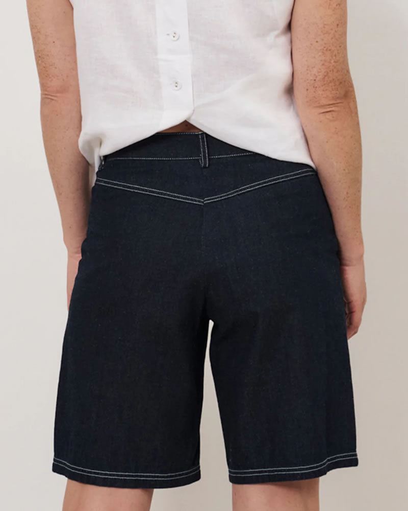 Adorne Robin Denim Bermuda Shorts