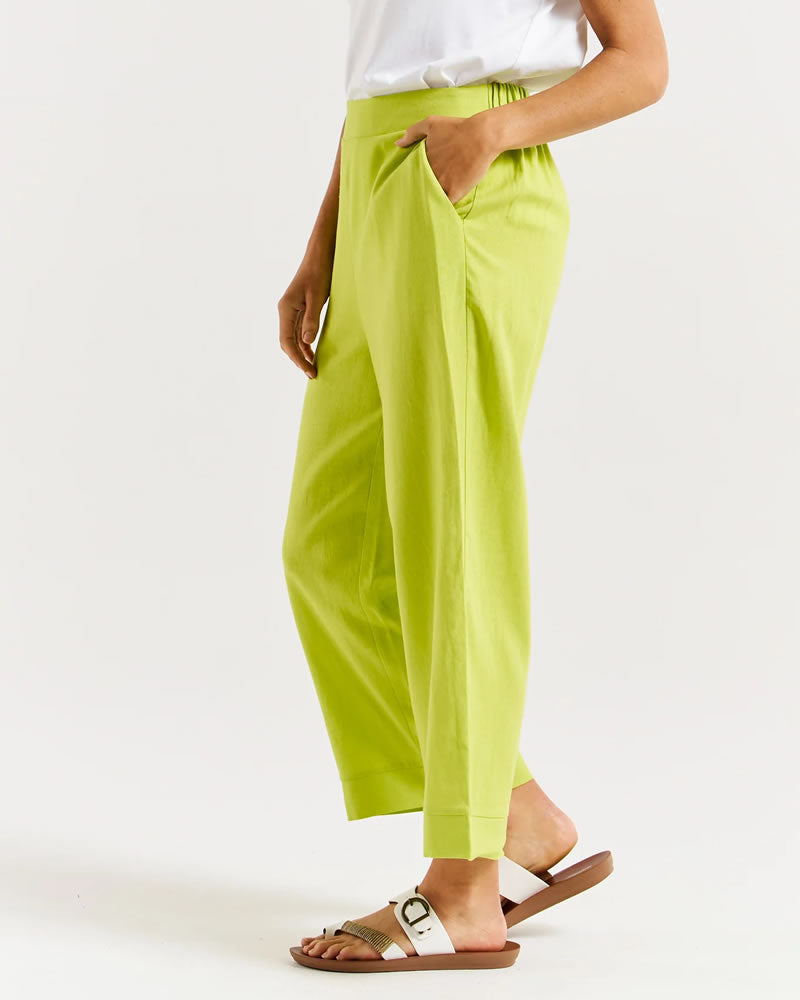 Betty Basics Parker Pants Lime Green