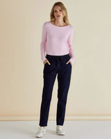 Betty Basics Harlow Denim Jogger Pants Indigo Blue Denim