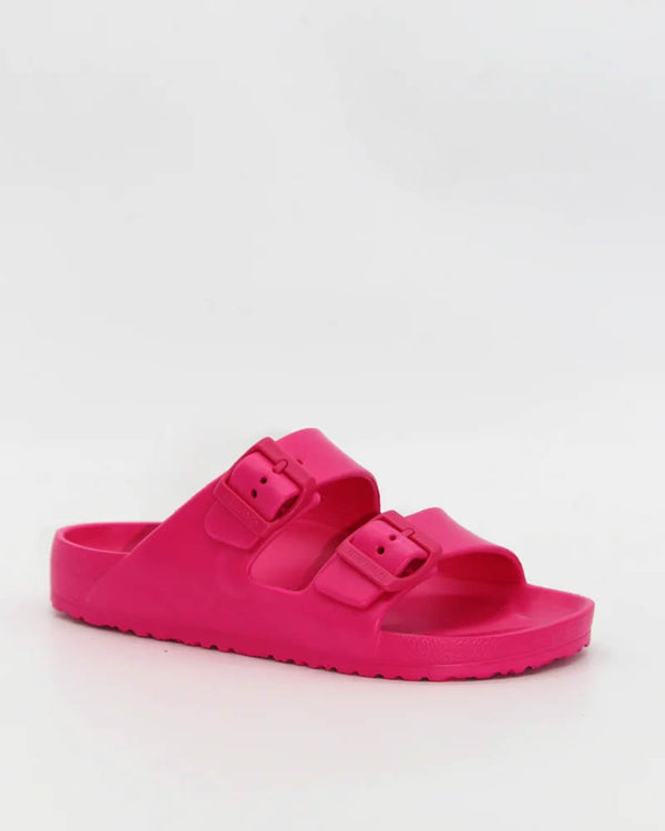  Human Shoes Ripe Eva Double Buckle Slides