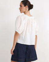 Adorne Coralie White Top
