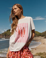 Betty Basics Ellia Crew Tee Sardinia Print