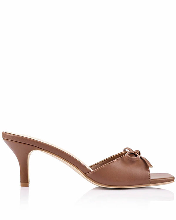  Verali Tay Heel Mules Cognac