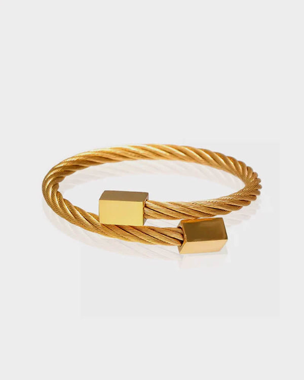  Queen + Collection Rope Bracelet Gold Plated