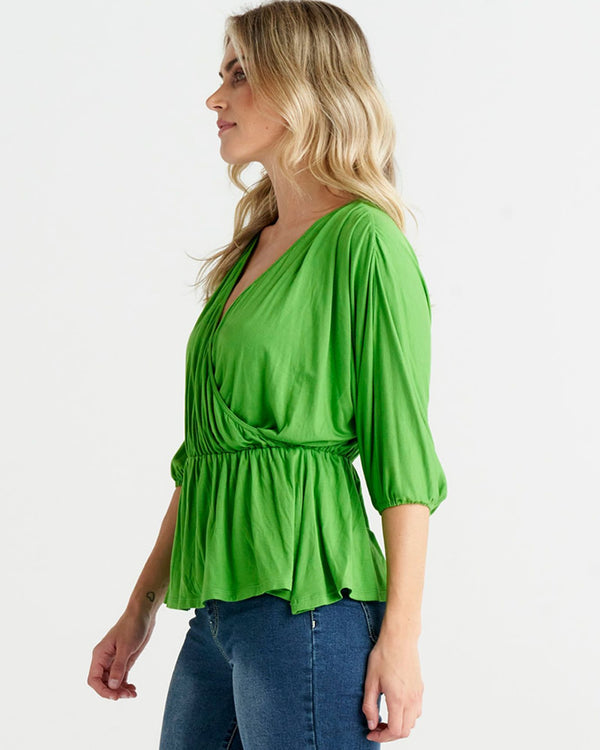  Betty Basics Bayeaux Cross Front Top