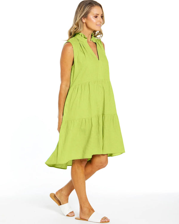  Betty Basics Libby Dress Lime Green