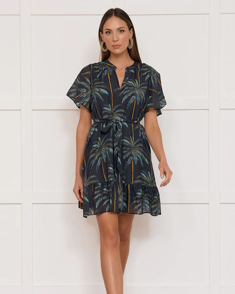 Adorne Tasmin Honolulu Print Dress