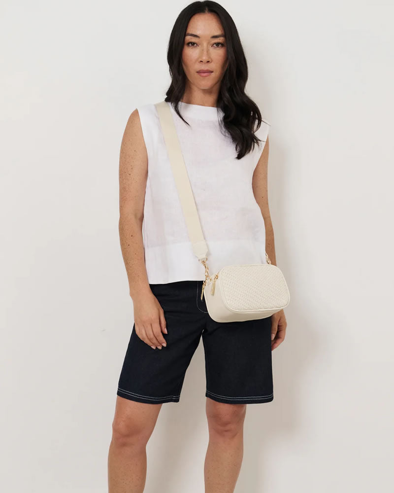 Adorne Robin Denim Bermuda Shorts