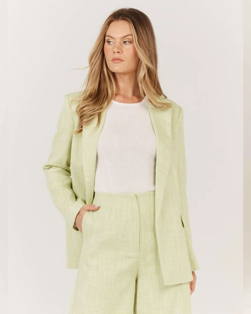 Fate + Becker St Helena Blazer Acid Green