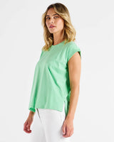 Betty Basics Michaela T-Shirt Green Tea