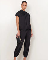 Adorne Banks Balloon Pants Black