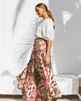 Label of Love Calista Maxi Skirt Multi Colour