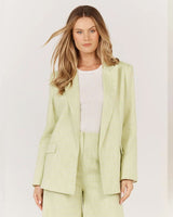 Fate + Becker St Helena Blazer Acid Green